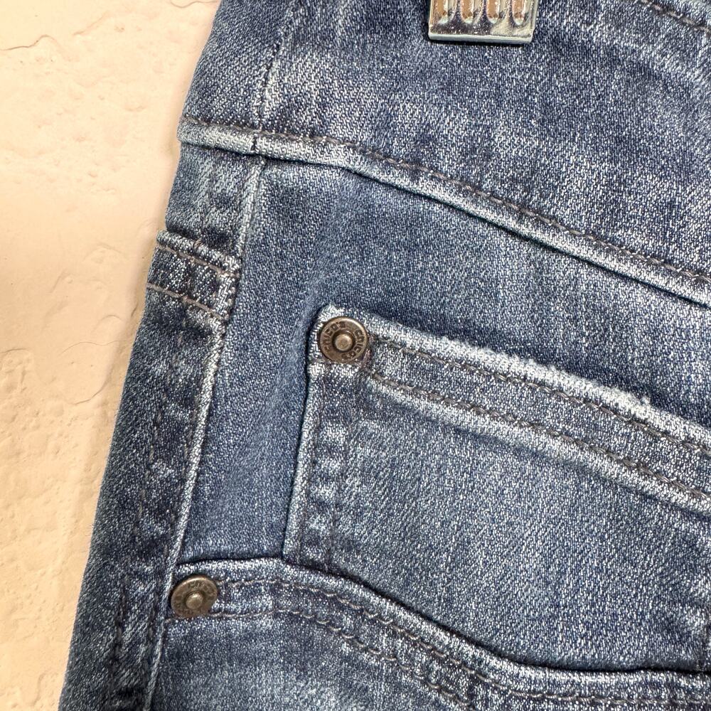 Chico's Womens Pull On Wide Leg Jean Size 14 R Stretch Denim Blue - Picture 4 of 5
